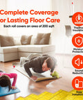 Top Tier Floor Underlayment Roll Covers 200 Sq Ft Of Laminate And Hardwood With Built In Moisture Seal and Noise Control visible in home gym setup.