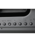 Control panel of Heavy Duty 70 Inch Led Business Display Built Like A Tank Featuring Dual Hdmi Vga Dvi Displayport Lan Control Ops Slot Plug And Play Ready.