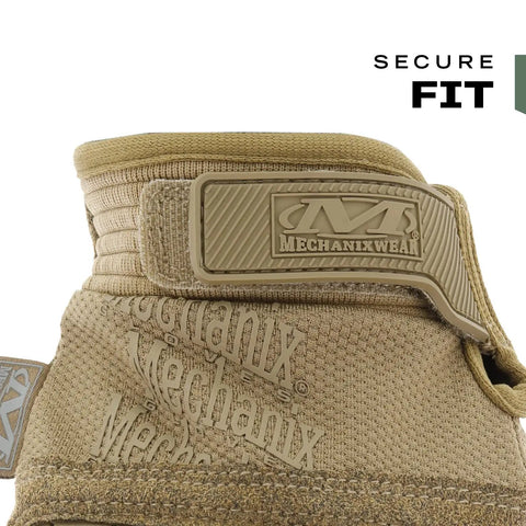 Close-up of MPact 3 Tactical Work Gloves With Touchscreen Capability And Finger Reinforcement Abrasion Resistant Synthetic Leather strap