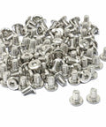100 Pcs 1/4-20 Hex Socket Flat Head Cap Screws 3/8 Inch Stainless Steel 304 For Furniture Bolts Bright Finish Includes Hex Key Spanner