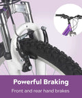 Trail Ready Mountain Bike For Youth And Adults With 24 Inch Wheels, 18 Speed, Steel Frame, Linear Pull Brakes, Front Suspension