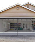 16 By 7 Foot Garage Door Screen For Two Car Garage Super Easy Install With Strong Magnetic Closure Retractable Mesh Screen Door Keeps Pesky Critters Out