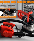 Four Head Concrete Floor Grinder And Electric Diamond Polisher Machine With Six Variable Speed, vacuum connector view