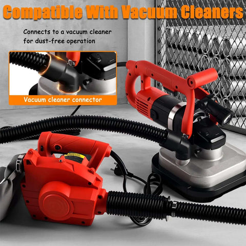 Four Head Concrete Floor Grinder And Electric Diamond Polisher Machine With Six Variable Speed, vacuum connector view