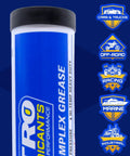 Lithium Complex Grease 14 Oz Tube For Automotive Racing Marine And Off Road Use Heavy Duty Extreme Pressure NLGI 2 Multi Purpose Grease