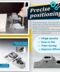Heavy Duty M8 Side Clamp For Milling Machine CNC Workholding Fixture with flexible positioning and wedge-type design.