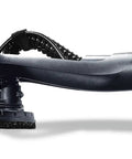 Side view of Planex LHS E 225 EQ Drywall Sander With Direct Drive Brushless EC TEC Motor showing sanding pad and handle.