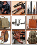 Heavy Duty Chicago Screws And Leather Rivets 110 Set Kit With Install Tools for crafting belts, bags, shoes, and bookbinding.