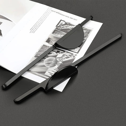 Matte Black Half Moon Cabinet Handles Two Pack With Eleven Inch Hole Center Sleek Zinc Alloy Door Pulls on magazine pages.