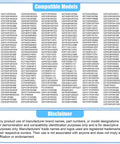 List of compatible models for the Dishwasher Door Latch Replacement WD01X29878 For GE And Hotpoint Dishwashers Easy Install