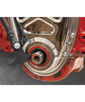 Indexing Twin Hook Oil And Grease Seal Puller with 14 Locking Positions and 195 Degree Reach in use on metal housing