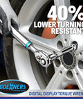 Digital Torque Wrench Half Inch Drive Pro Grade With 12.5 To 250 Ft Lb And 17 To 340 Nm Range, tightening car wheel
