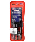 Mayhew Tools 3-piece pneumatic bolt breaker set in red pouch with black steel bits