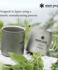 Ultralight Titanium Double Wall Insulated Camping Mug 450ml Keeps Beverages Hot Or Cold, Built To Last For Backpacking