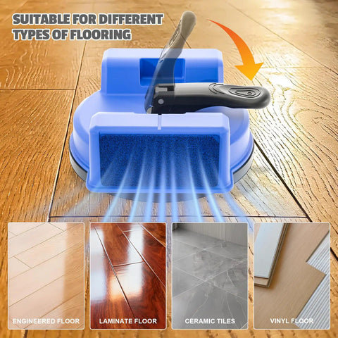 Dual-Side Floor Gap Fixer Tool Set With Vacuum Suction And Grip Pads, Pro Grade 2-Piece Repair Kit on laminate floor