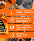 1Plus SAE 75W90 Synthetic Gear Oil API GL5 For Transmission And Differential Boss Level Protection For Hot Rides 6 Quart Bundle