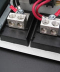 Premium Rotary Phase Converter Swaps Single Wire For Three Phase Feeds Rated For 20 Horsepower Loads terminal block connections.