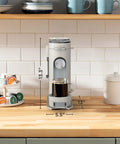 Pod and Grounds Single Serve Coffee Maker With Built In Milk Frother 56 Oz Reservoir K-Cup Pod Compatible on countertop