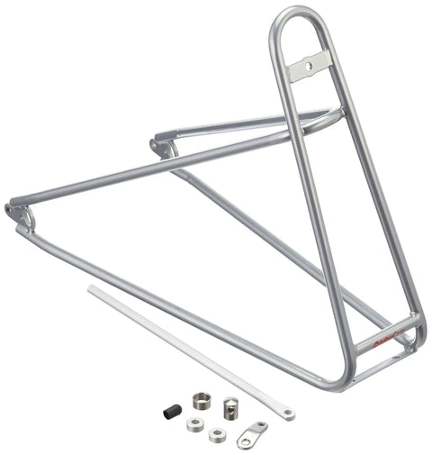 Fly Rear Bike Rack For 26 And 28 Inch Bikes, Ultra Lightweight Stainless Steel Carrier Built To Last, Rust Resistant, components included