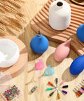 Pro Grade Pottery Tools Kit 102 Piece Ceramic Precision Applicator Set With Squeeze Bottles Multiple Nozzles 40 Needles Filling Funnels Metal Connector And Unclog Pins For Fine Glaze Work, assorted tips