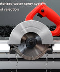 Top Shelf 1200 Watt Electric Tile Bevel Cutter Packs Heavy Duty Punch And Cuts Crisp 45 Degree Chamfers For Swift Home Upgrades Without Any Sweat Or Fuss with motorized water spray system