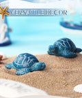 2 Pack Sea Turtle Toilet Bolt Caps Decorative Ceramic Screw Covers For Bathroom Hardware on sandy beach design