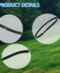 4L670 Replacement V Belt For Rear Tine Tillers Fits Part 32993 shown in detail with notched design and length of 67 inches