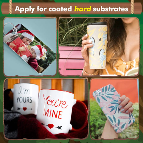 150 Sheets Sublimation Paper 8.5x11 Inches 105GSM For Inkjet Heat Transfer DIY Gifts applied on coated surfaces like mugs
