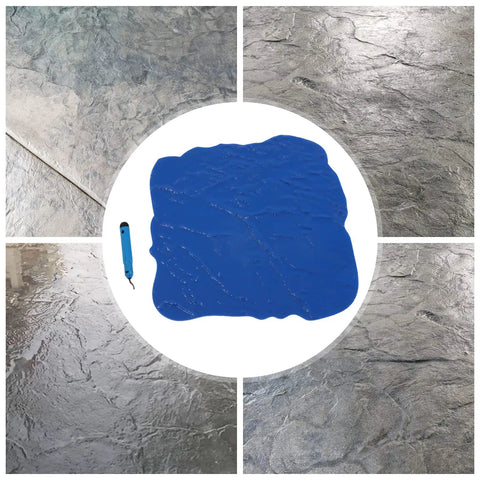 Pro Grade PU Concrete Stamp Mold Seamless Texture Mat For Stone Slate Wall And Floor Surfaces Durable Cement Texturing Tool