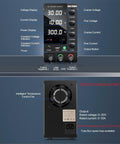 Variable DC Power Supply 30V 10A Benchtop Pro-Grade Regulated Switching Power Supply With On Off Output Switch High Precision