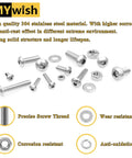 550 Piece M3 Screw Kit with button head hex socket screws 304 stainless steel, nuts, washers, varied lengths for 3D printer DIY