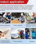 Product application scenarios for Handheld Workhorse Borescope Endoscope Tool with 30W Pixel Camera and 4.3 Inch IPS Display UT665P-10M.