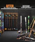 The Must Have Garage Ski And Snowboard Wall Mount Rack Featuring Hella Tight Rubber Grips To Keep Your Boards Damage Free While Clearing Floor Clutter And Making Winter Setup A Total Snap with organized gear.