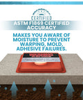 Calcium Chloride Moisture Test Kit For Concrete Slabs Pro Grade Moisture Vapor Emission Testing That Meets ASTM F1869 Standards No Expiration Date