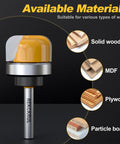 Snag This Deadset Killer Bowl And Tray Template Router Bit Set Featuring A Rock Solid 1 4 Inch Shank for various wood types.