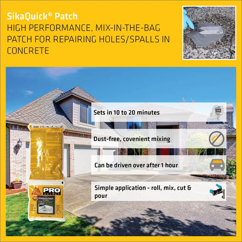 Patch And Rapid Curing Mortar Repair For Indoor And Outdoor Use, Light Gray, 858 Ml, Polymer Modified Patch image with product features