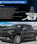 GDI High Pressure Fuel Pump HPFP For Chevrolet Silverado 1500 Tahoe Suburban GMC Sierra 1500 Yukon Direct Injection Pump