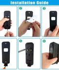 Installation guide for No Drill Adhesive Doorbell Mount With Metal Anti Theft Backplate For Video Doorbell Gen 1 And Gen 2