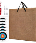 20 Inch Straw Archery Target For Backyard Practice Durable High Density Straw Target For Recurve Traditional And Longbow
