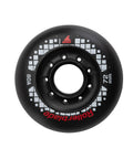 Apex 72mm 80A Inline Skate Wheels Set 4 Pack With Wide Profile For Superior Control And Grip, Solid Core For Consistent Speed