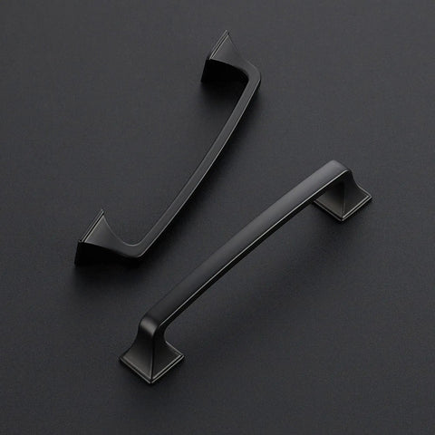 Solid 5 Inch Square Arch Cabinet Pulls Matte Black 30 Pack Center To Center 5 Inches Kitchen Cabinet Hardware Drawer Pulls
