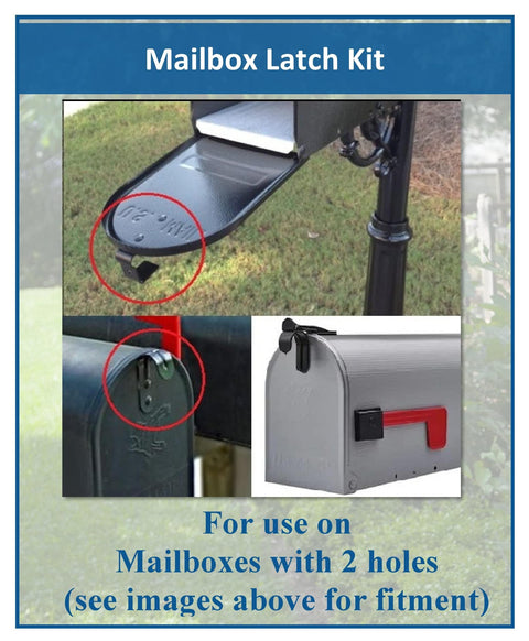 Mailbox Plastic Latch Repair Kit For Solar Group Mailbox Easy Install No Tools Required Includes Finger Handle One Latch And Two