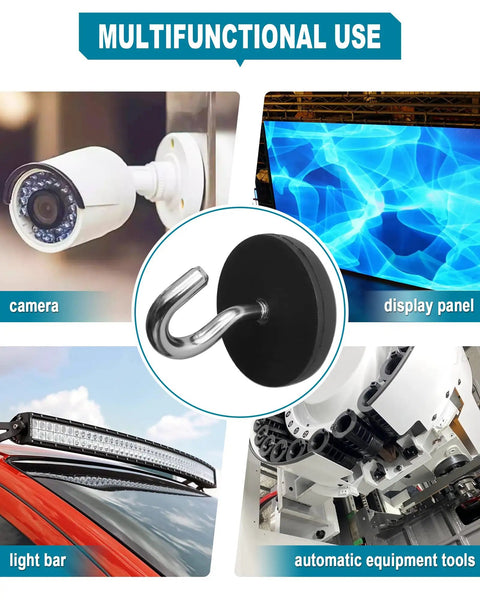 Image showing multifunctional uses: surveillance camera, display panel, light bar on vehicle, automatic equipment tools