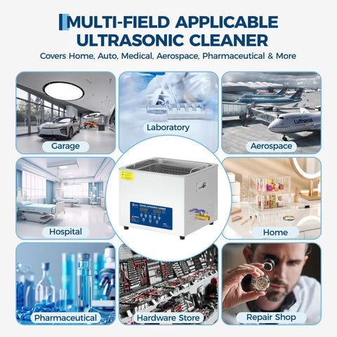 Heavy Duty 30L Commercial Ultrasonic Cleaner With Built In Heater Digital 40kHz Timer And 304 Stainless Steel in various settings
