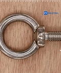 Beefy Industrial Grade M8 Stainless Steel Lifting Eyebolts Set Of 5 For Rigging And Hoisting Heavy Duty Shoulder Eye Bolts 304