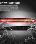 LED Rear Bumper Reflector Light For Camaro 2016 To 2024 And Traverse 2013 To 2017 Plus Cadillac ATS XT5 G8 showing IP67 waterproof feature