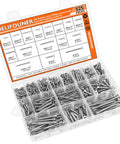 525 Piece Wood Screw Set In 16 Sizes Stainless Steel Self Tapping Phillips Flat Countersunk Wood Screws For Any Project