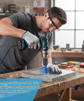 ChilternCasa 3/4-in diamond core drill bits with triangle shank, vacuum brazed, pack of 2, drilling granite (front view)