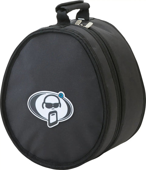 Tour Ready 16 By 14 Inch Egg Shaped Power Tom Drum Case Built To Sling Beats Down The Highway With Legit Propile Foam And Tough Luggage Tabs For Your Tour Rig, black drum case with logo.