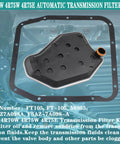 Pro Grade Heavy Duty Automatic Transmission Filter Kit For 4R70W 4R75W And 4R75E with gasket on metal surface